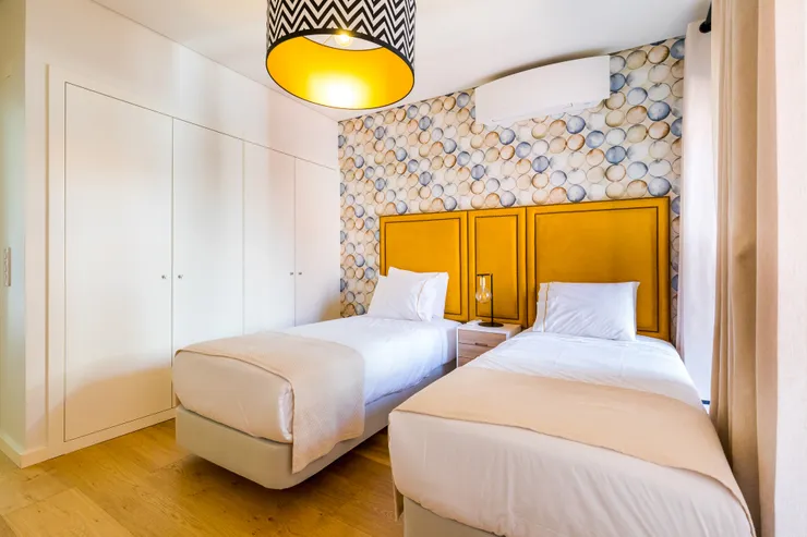Quarto com ar-condicionado
